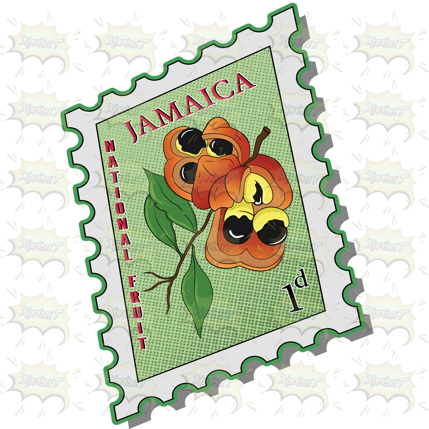Jamaica Stamp - Hoodie
