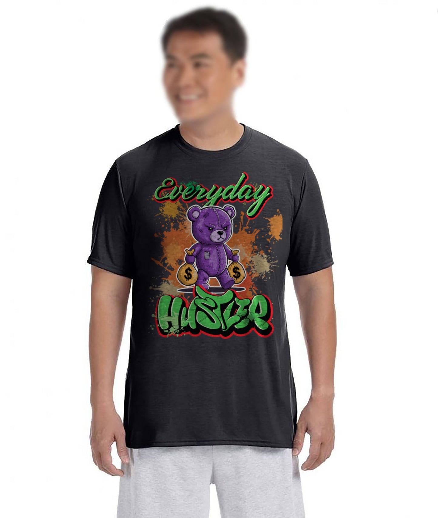 Hustler Bear - T-Shirt