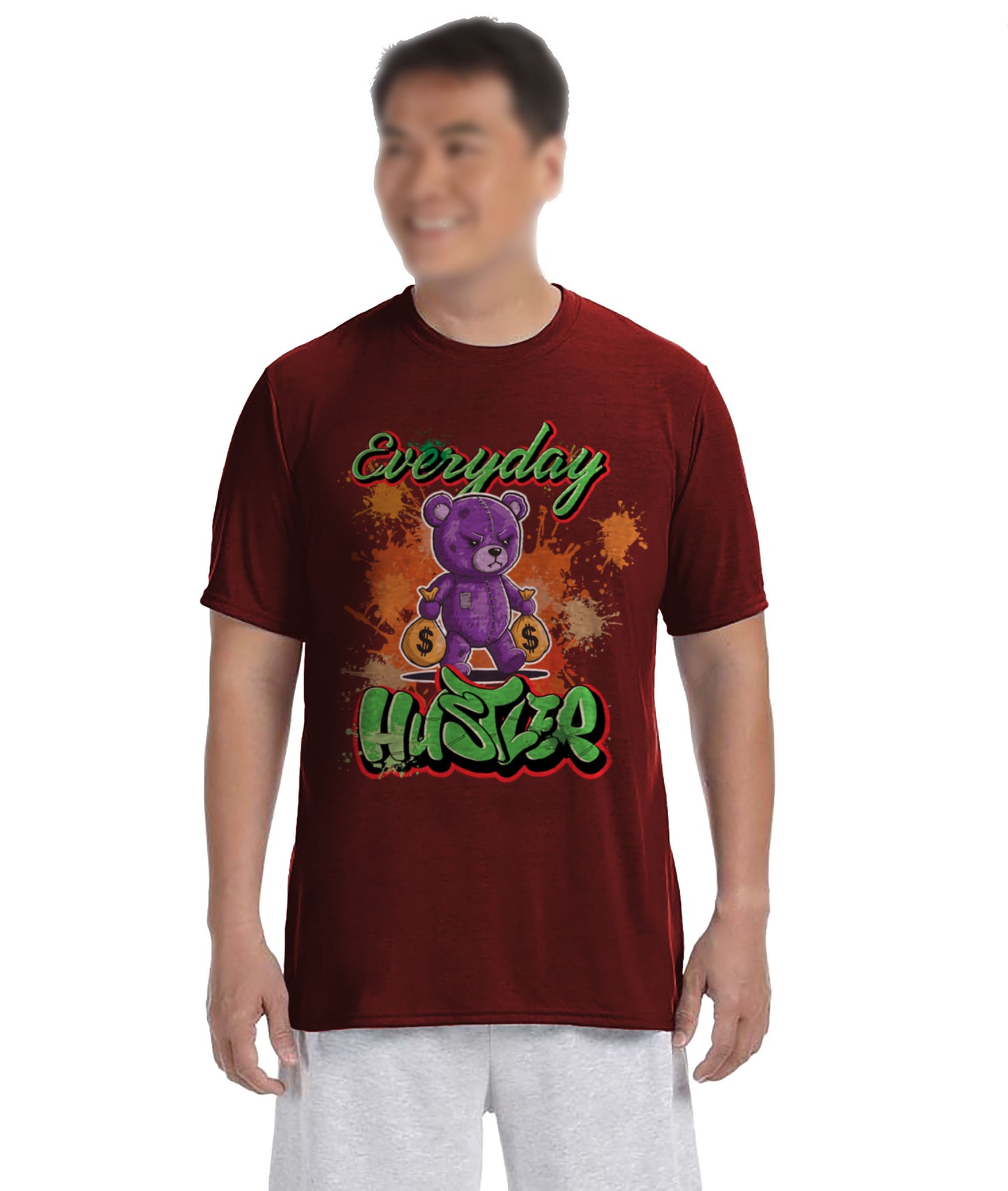 Hustler Bear - T-Shirt