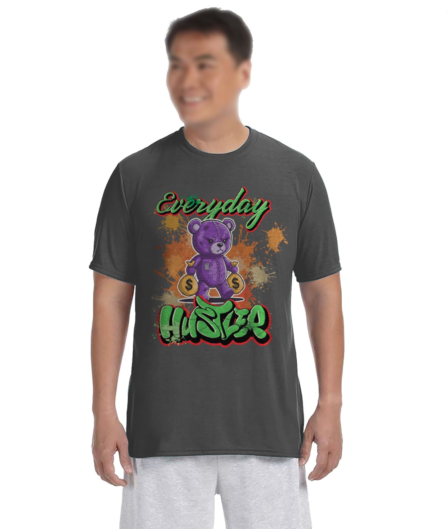 Hustler Bear - T-Shirt