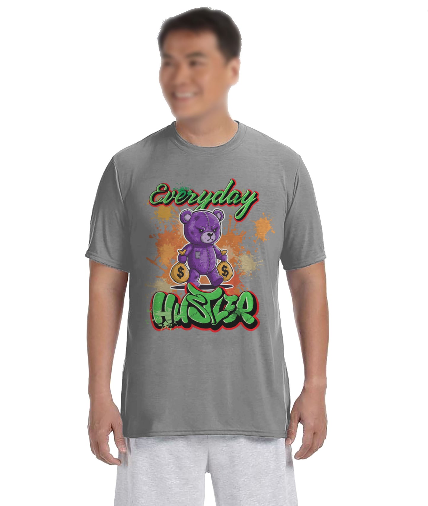 Hustler Bear - T-Shirt
